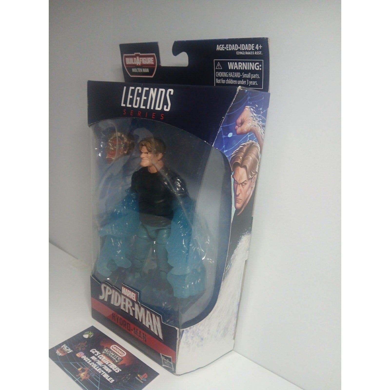 SPIDER-MAN HYDRO MAN (BAF) MARVEL LEGENDS NIB CIB (OPEN)