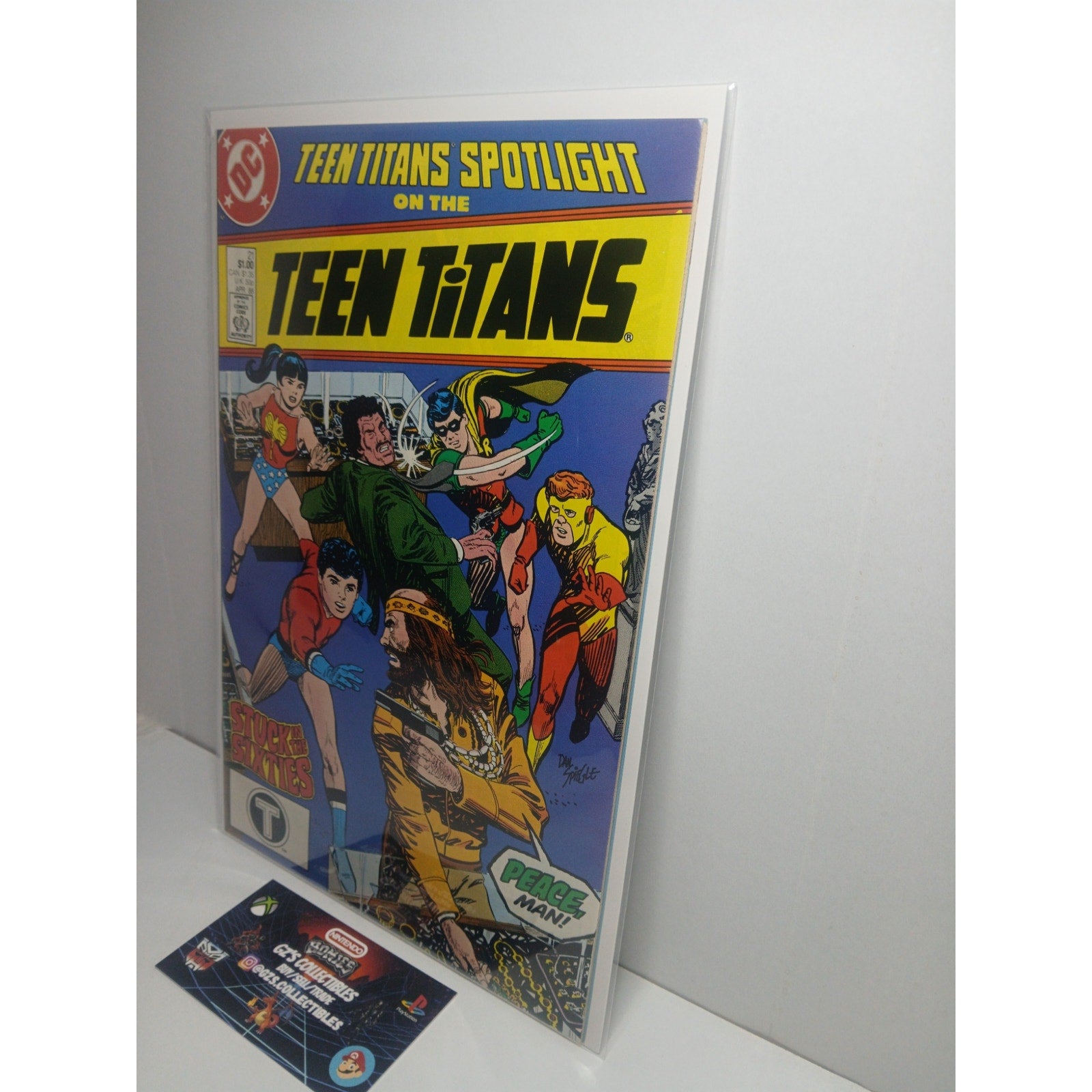 TEEN TITANS SPOT LIGHT #21 1986 DC COMICS NEW BAG/BOARD