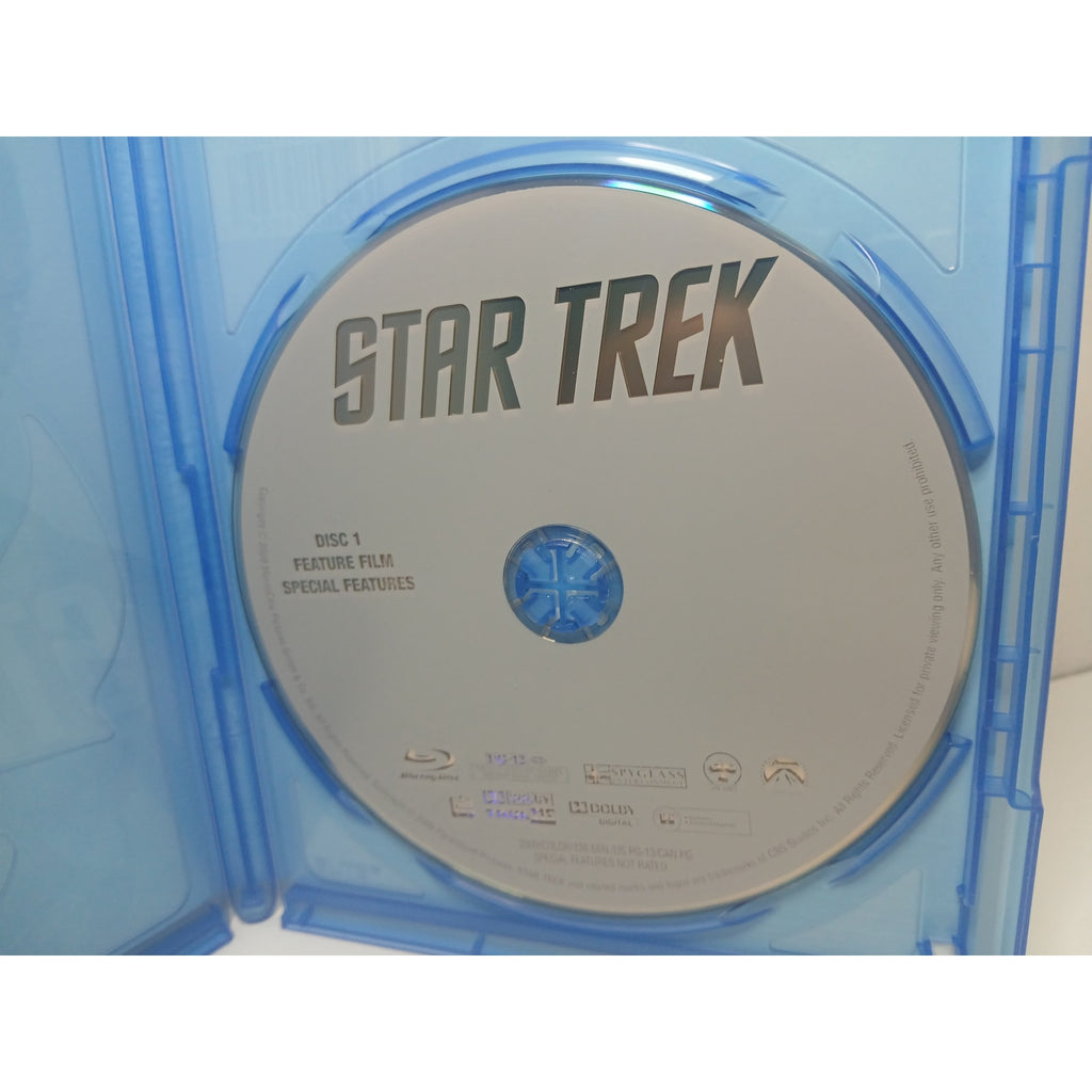 STAR TREK BLU RAY MOVIE CLEANED* TESTED WORKING