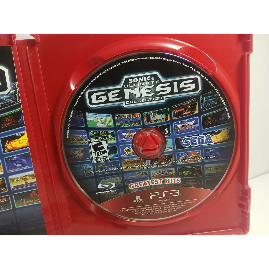SONY PS3 SONIC ULTIMATE GENESIS COLLECTION GAME CIB TESTED WORKING