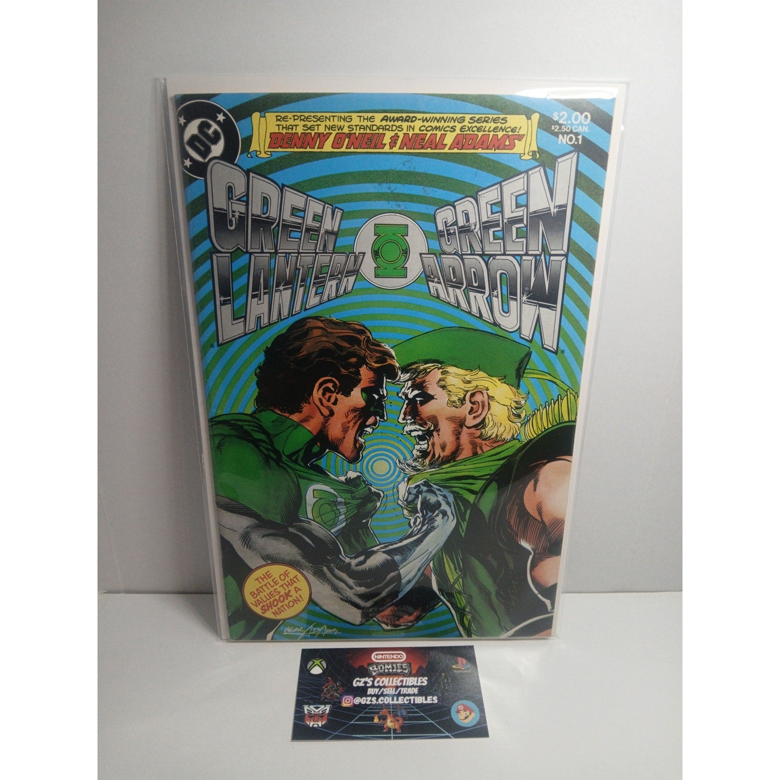GREEN LANTERN GREEN ARROW #1 1983 DC COMICS NEW BAG/BOARD