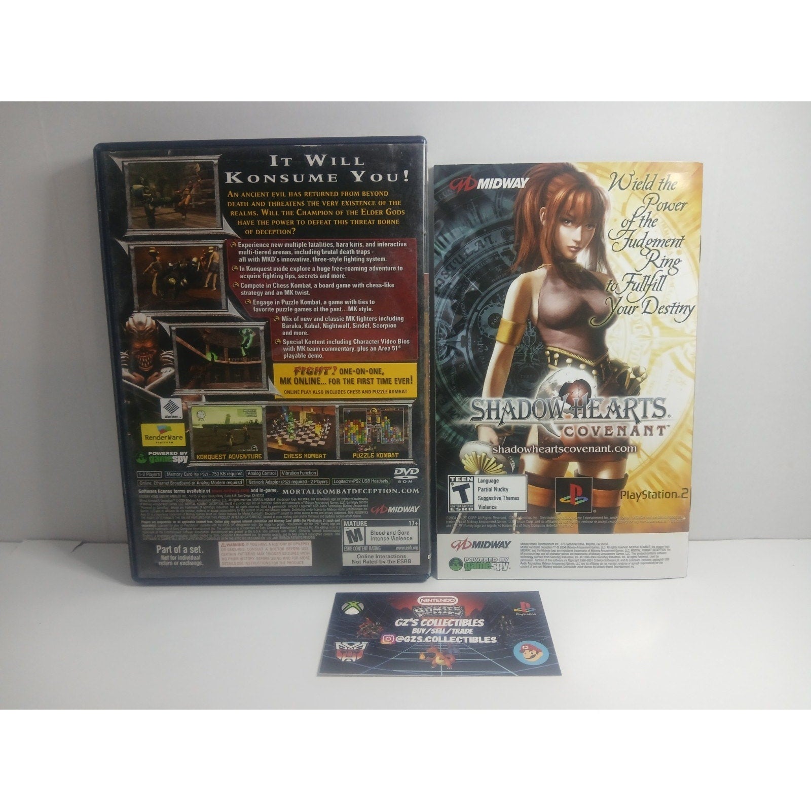 ✅ SONY PS2 MORTAL KOMBAT DECEPTION BLACK LABEL CIB TESTED WORKING MINT