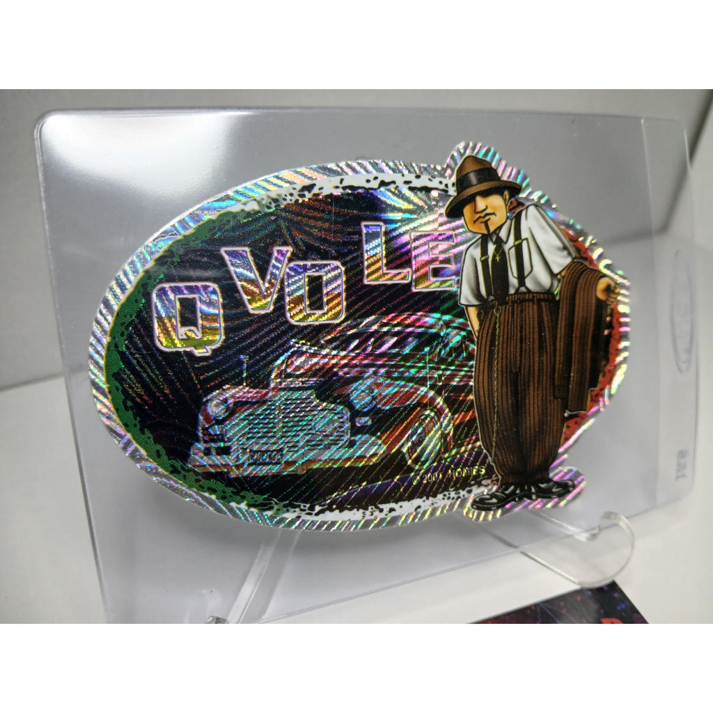 VINTAGE 2001 QVOLE OVALS HOMIES GONZALES GRAPHICS HOLOGRAPHIC STICKER