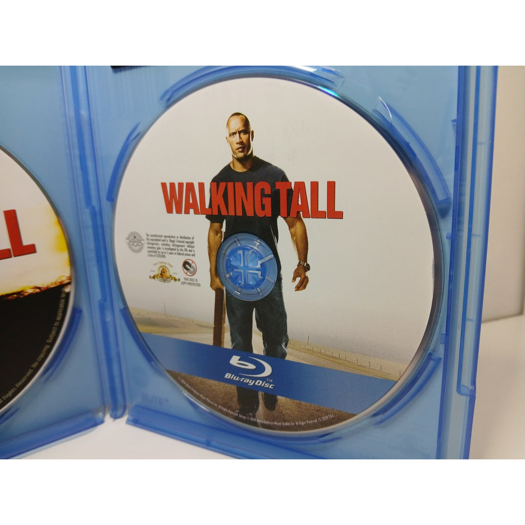 WALKING TALL DWAYNE ROCK JOHNSON BLU RAY/DVD MOVIE CLEANED TESTED WORKING