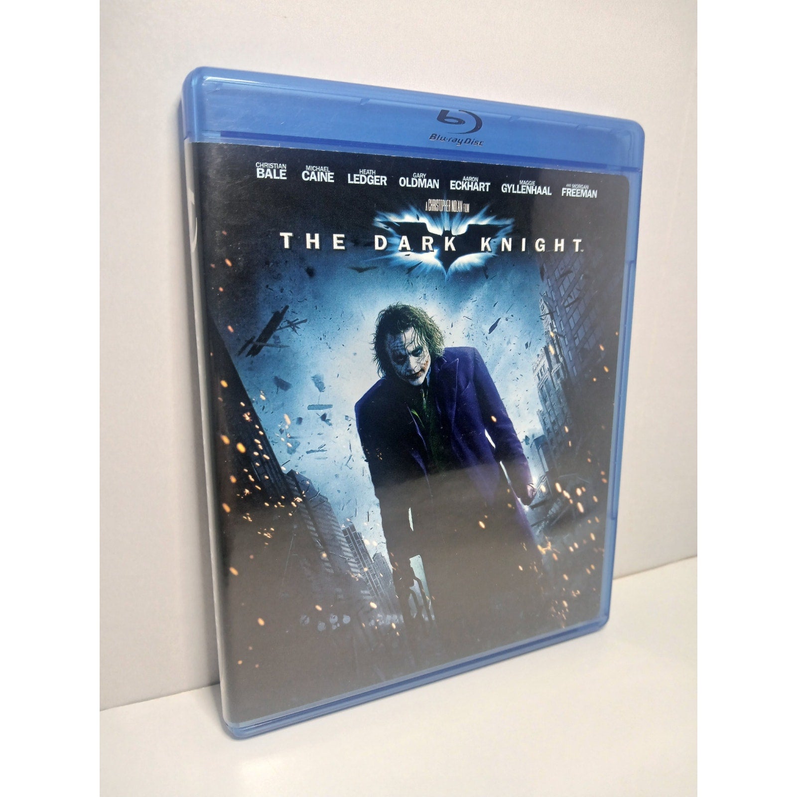 BATMAN THE DARK KNIGHT 3 DISC BLU RAY/DVD/DIGITAL MOVIE CLEANED* TESTED WORKING