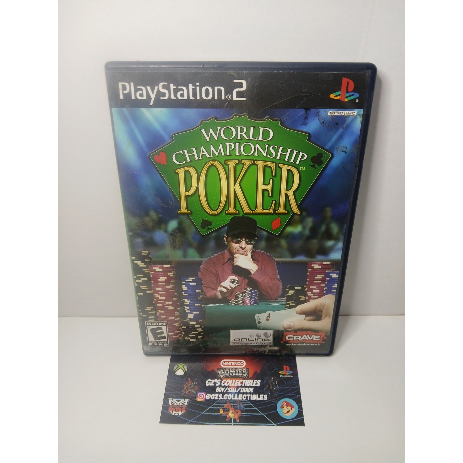 WORLD CHAMPIONSHIP POKER BLACK LABEL CIB SONY PS2 TESTED WORKING