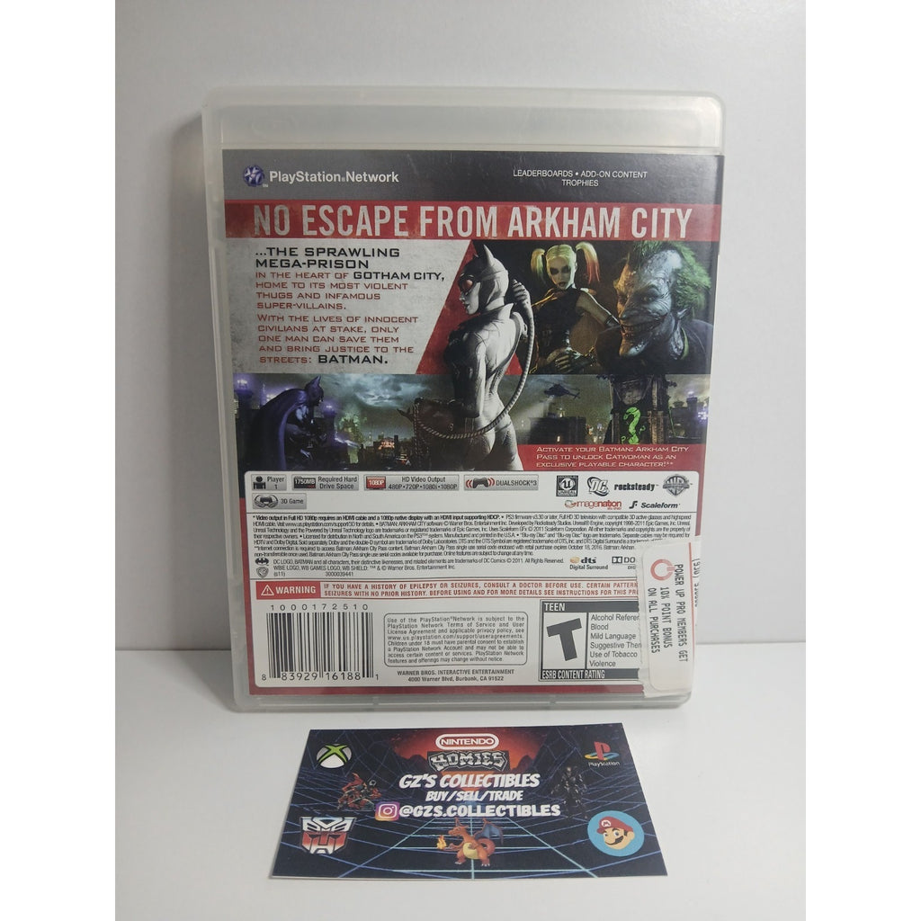✅ SONY PS3 BATMAN ARKHAM CITY BLACK LABEL CIB TESTED WORKING