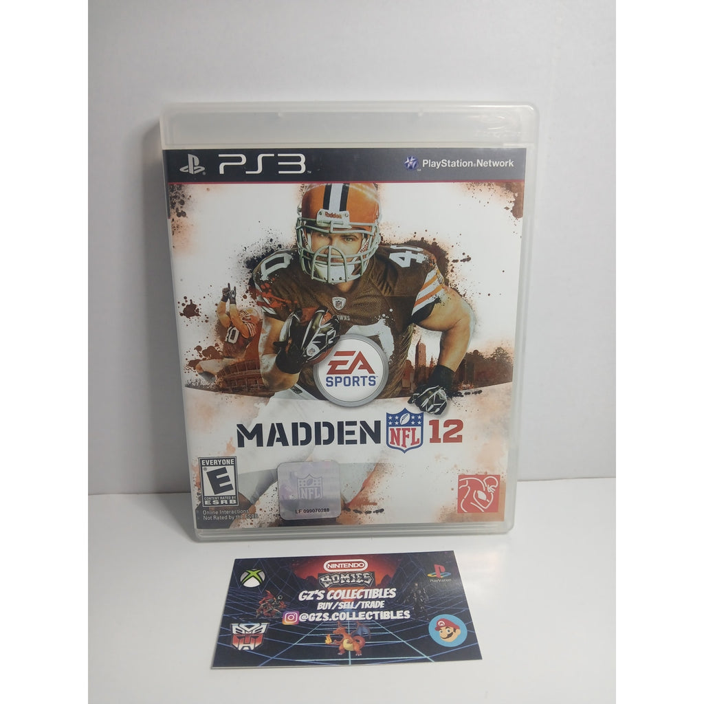 SONY PS3 NFL MADDEN 2012 TESTED WORKING
