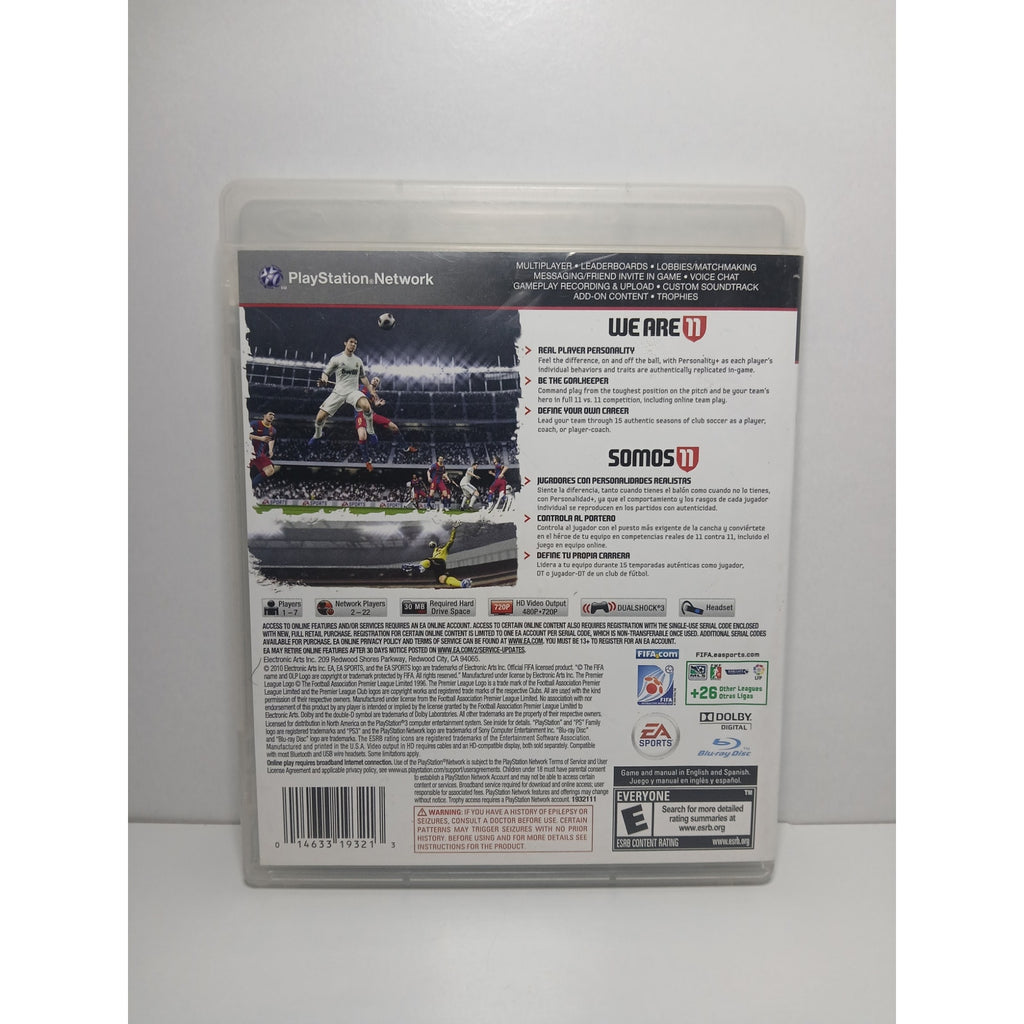 FIFA SOCCER 11 CIB SONY PS3 GAME TESTED WORKING