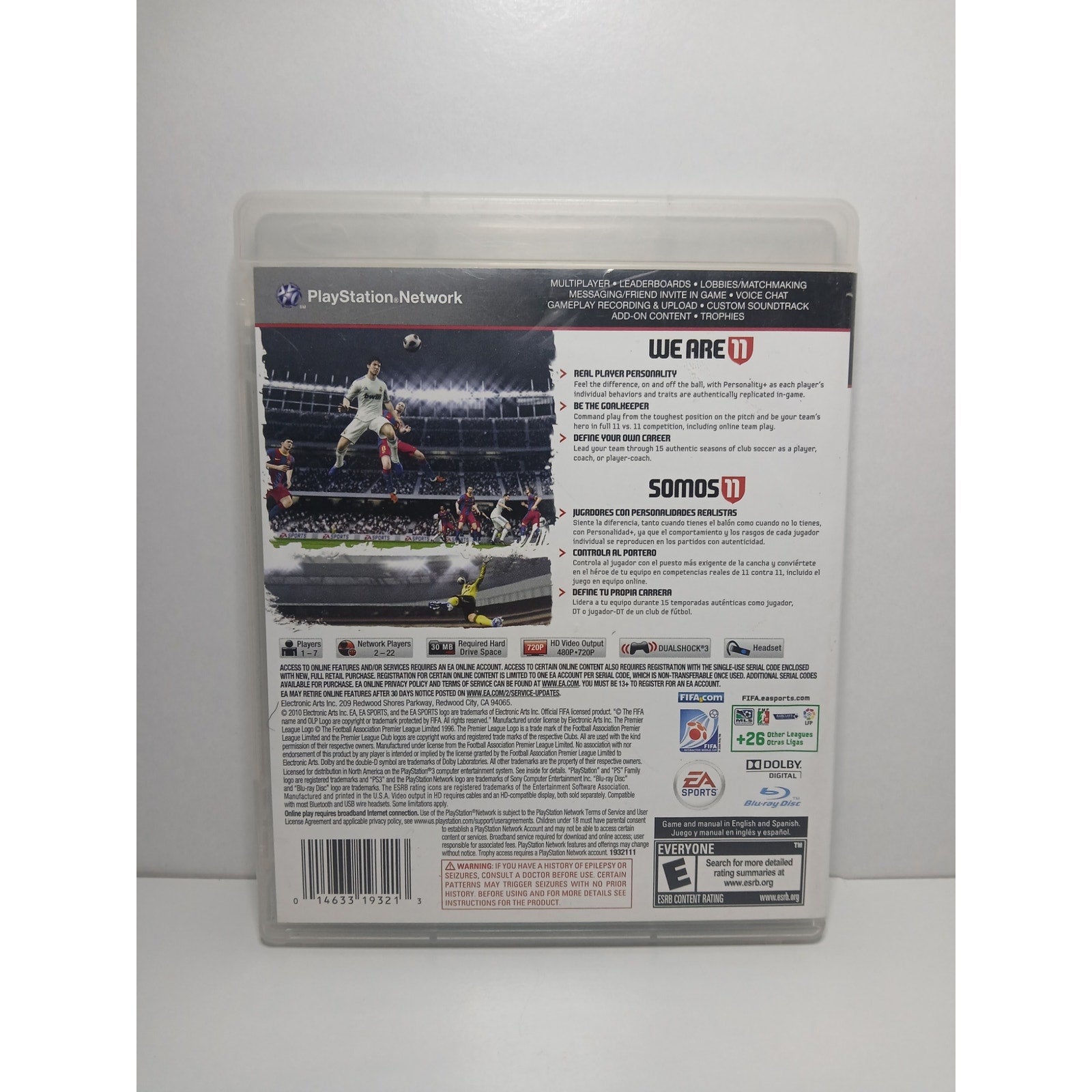 FIFA SOCCER 11 CIB SONY PS3 GAME TESTED WORKING