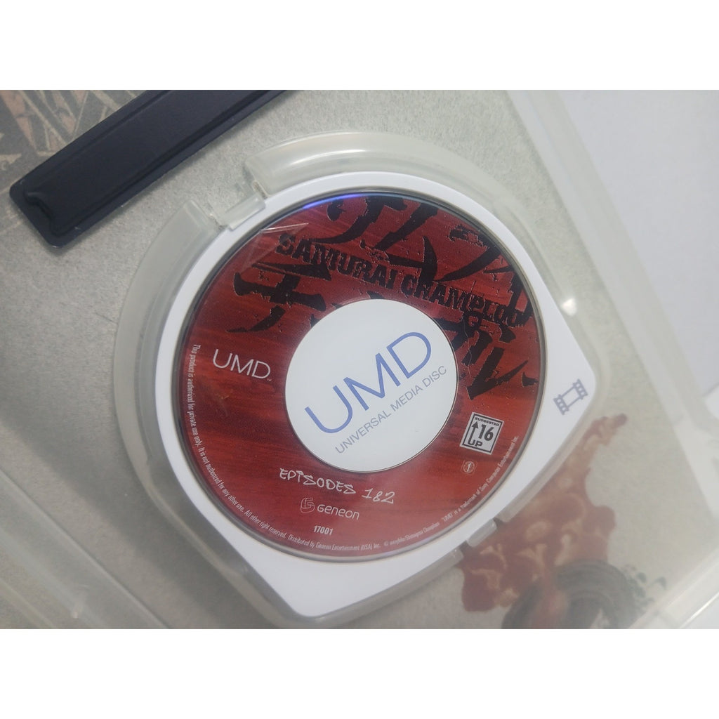 ✅ SONY PSP SAMURAI CHAMPLOO VOL 1 & 2 UMD MOVIE CIB TESTED WORKING MINT