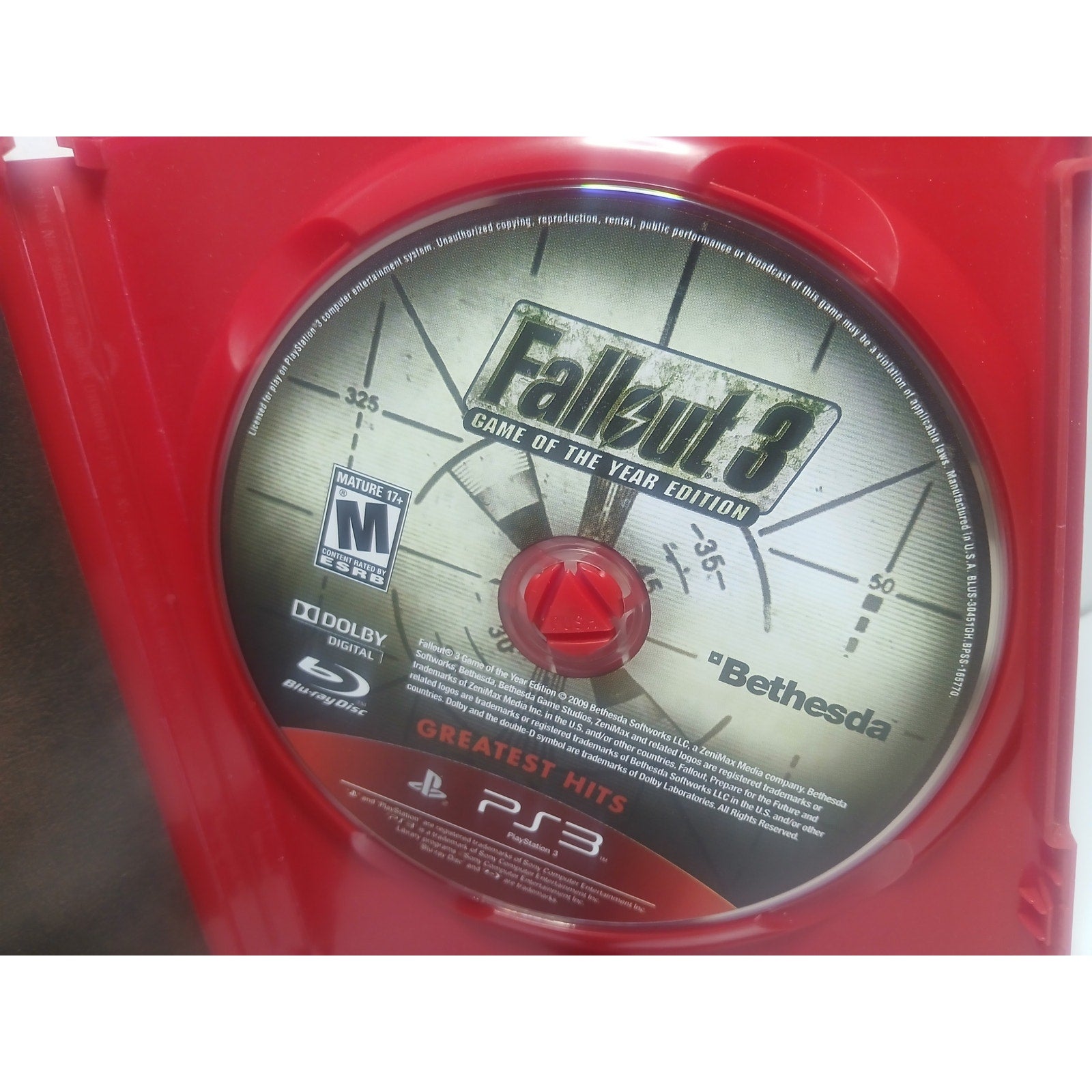 FALLOUT 3 GAME OF THE YEAR CIB SONY PS3 TESTED WORKING