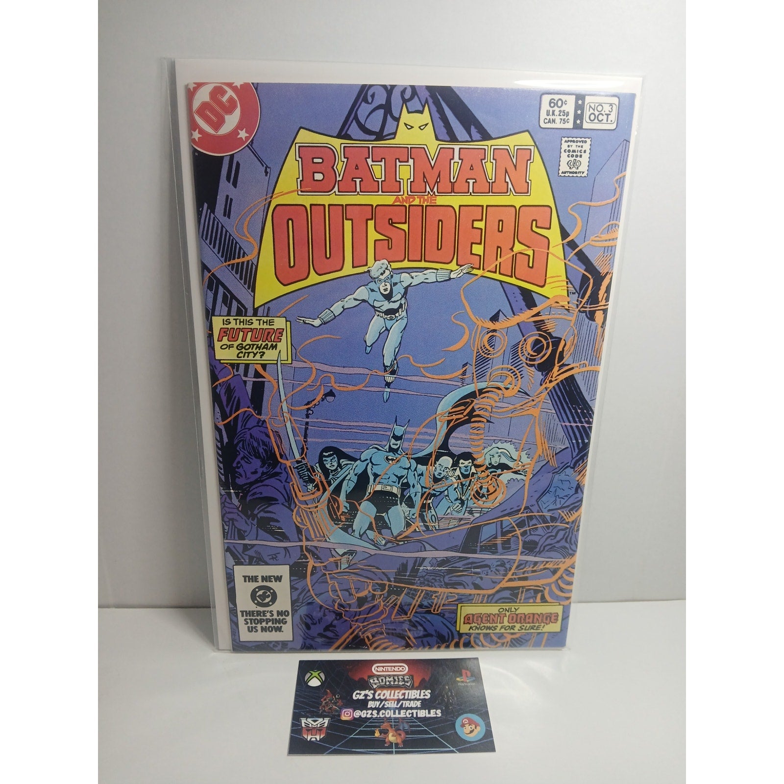 BATMAN & THE OUTSIDERS #3 1983 DC COMICS NEW BAG/BOARD