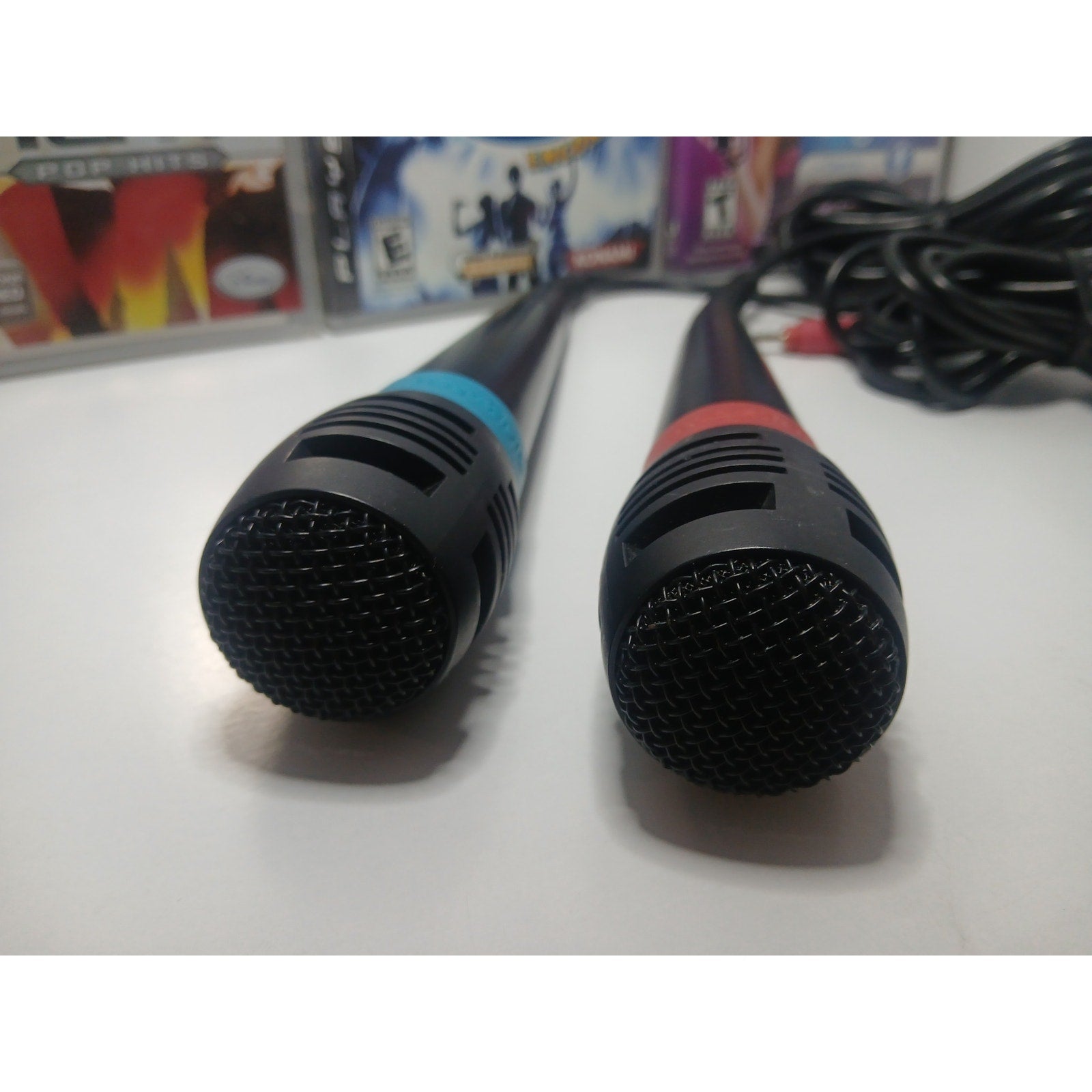SONY PS3 SING STAR SING IT KARAOKE BUBDLE WITH MICROPHONES TESTED WORKING