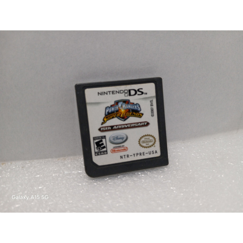POWER RANGERS SUPER LEGENDS 15TH ANNIVERSARY NINTENDO DS GAME TESTED WORKING