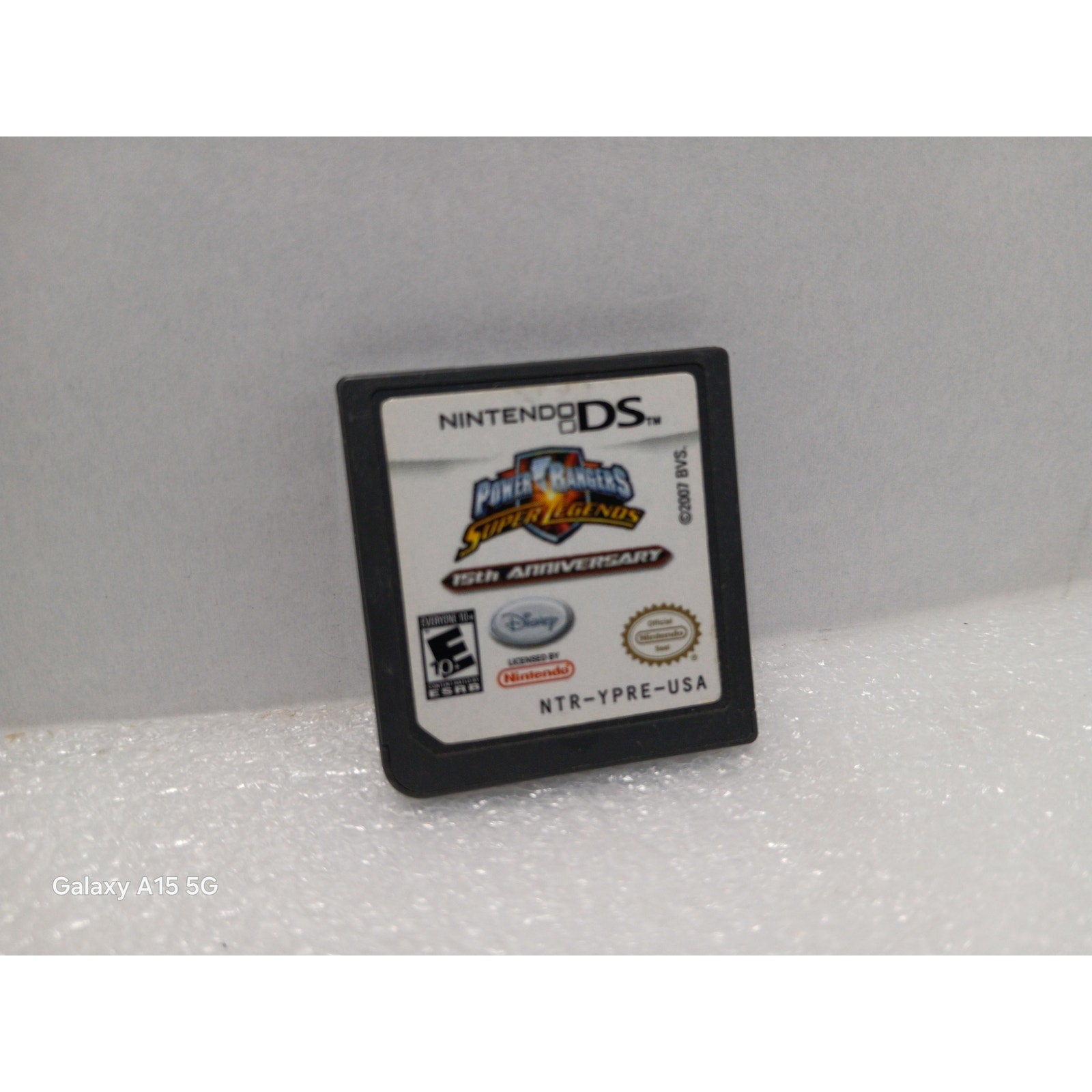 POWER RANGERS SUPER LEGENDS 15TH ANNIVERSARY NINTENDO DS GAME TESTED WORKING
