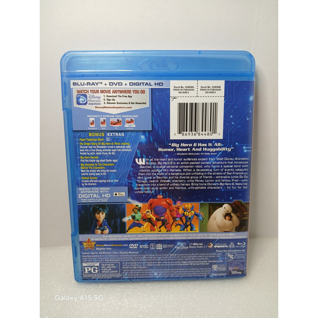 DISNEY COLLECTOR EDITION SET FINDING NEMO FROZEN BIG HERO BLU RAY TESTED WORKING