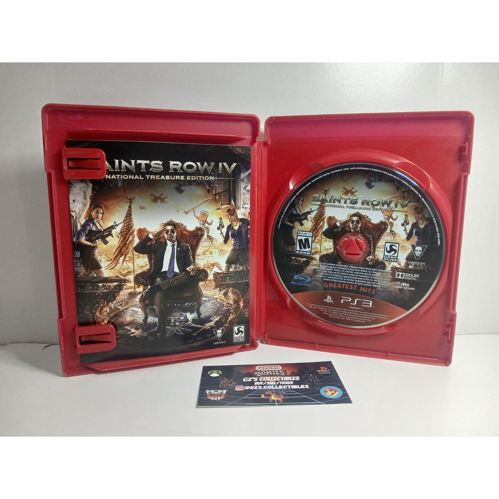 ✅ SONY PS3 SAINTS ROW IV NATIONAL TREASURE EDITION CIB TESTED WORKING