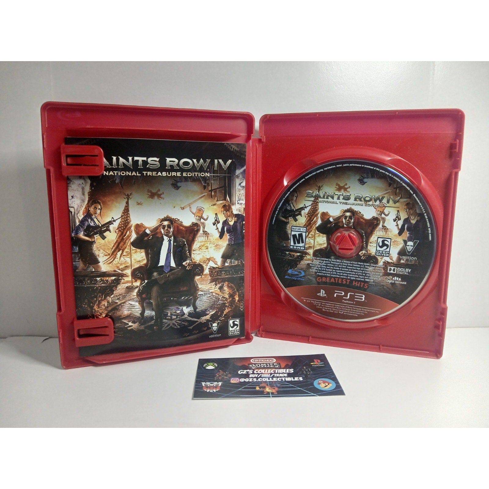✅ SONY PS3 SAINTS ROW IV NATIONAL TREASURE EDITION CIB TESTED WORKING