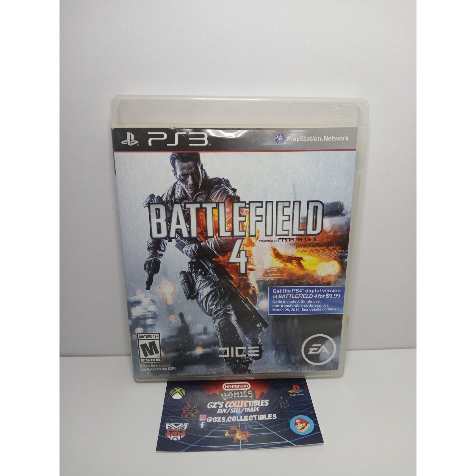 BATTLEFIELD 4 BLACK LABEL CIB SONY PS3 GAME TESTED WORKING