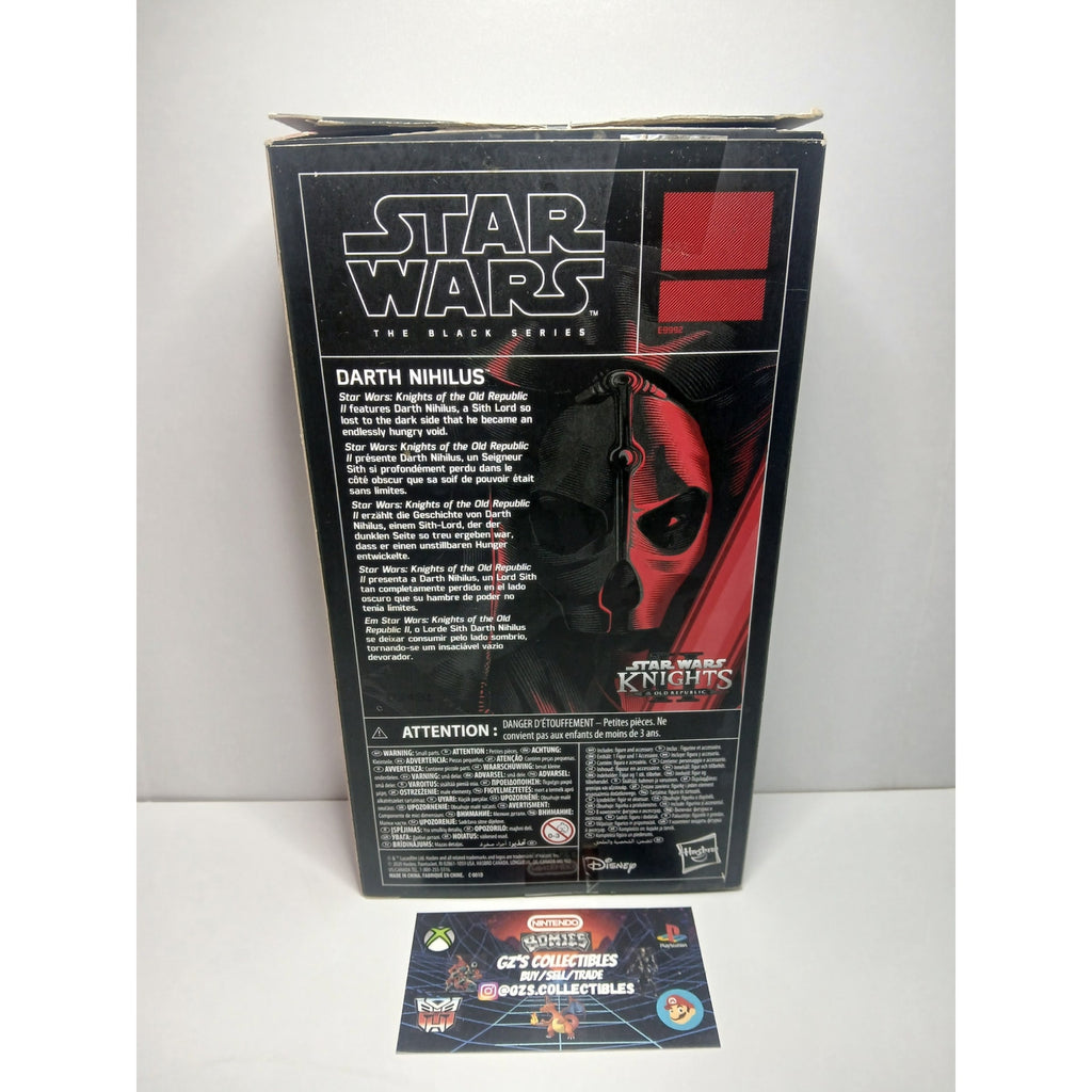 STAR WARS THE BLACK SERIES DARTH NIHILUS NIB CIB (OPEN)