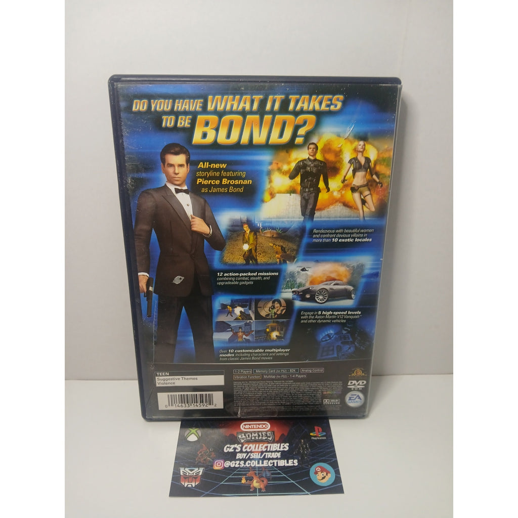 007 AGENT UNDER FIRE & NIGHT FIRE BLACK LABELS CIB SONY PS2 TESTED WORKING