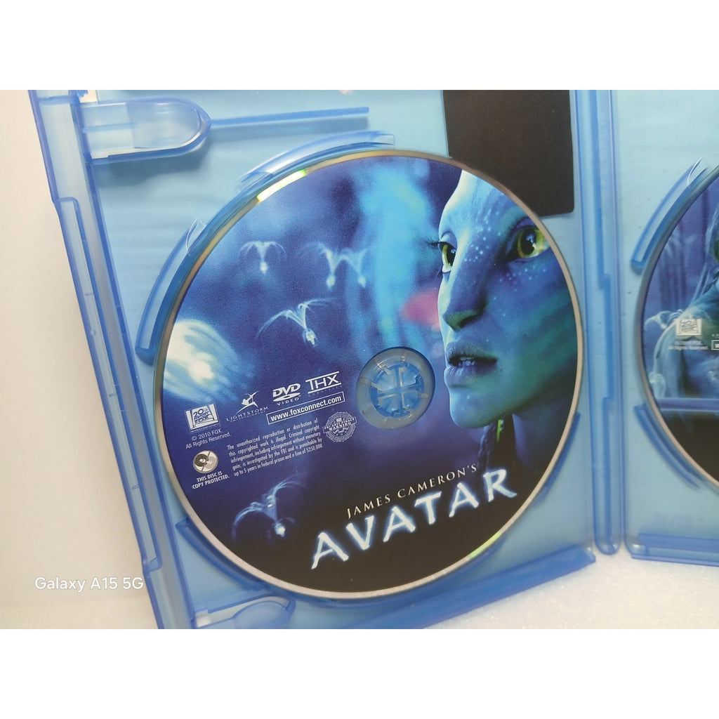 JAMES CAMERON AVATAR CIB BLU RAY/DVD MOVIE CLEANED TESTED WORKING