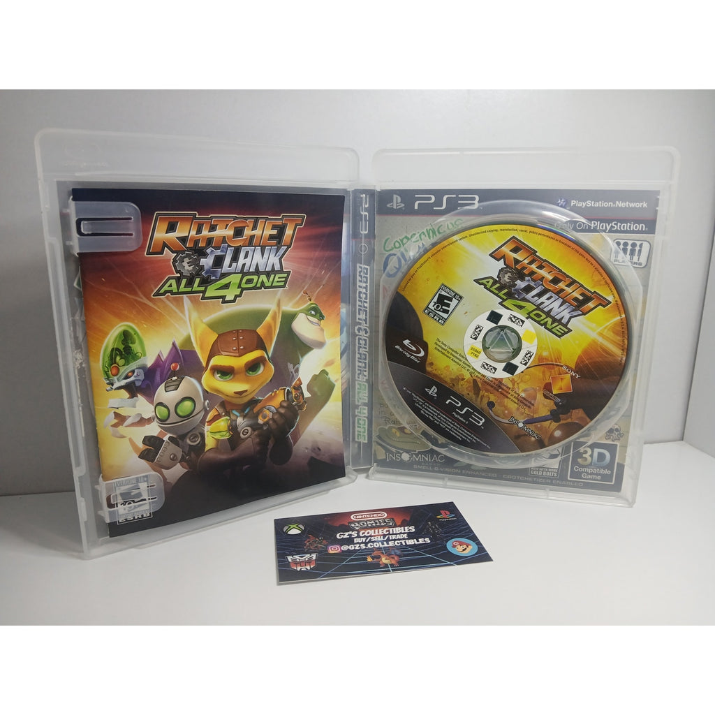 SONY PS3 RATCHET AND CLANK ALL 4 ONE TESTED WORKING