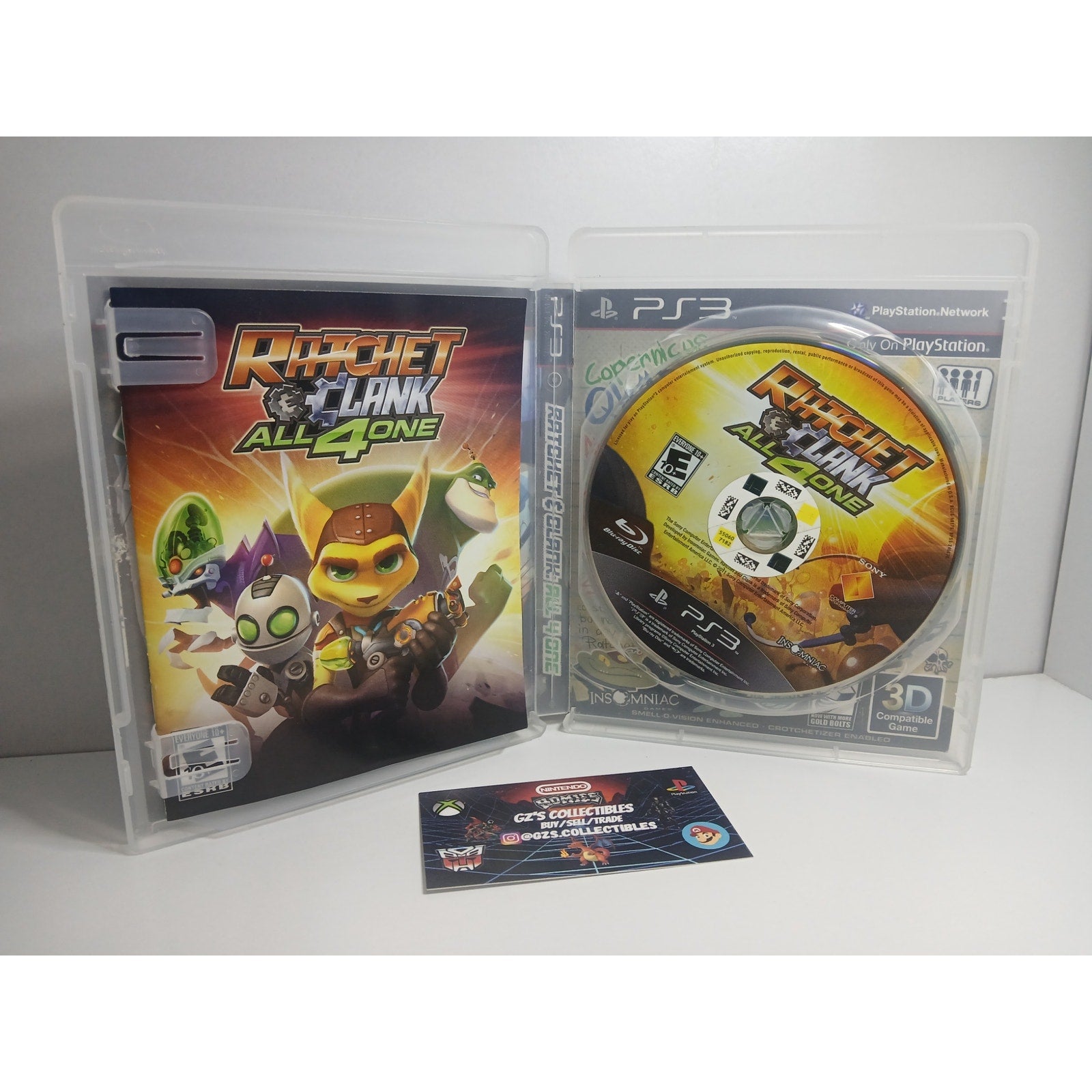 SONY PS3 RATCHET AND CLANK ALL 4 ONE TESTED WORKING