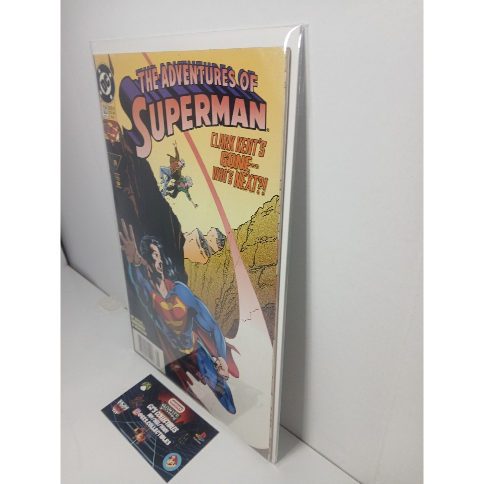 ADVENTURES OF SUPERMAN #523 DC COMICS NEW BAG/BOARD