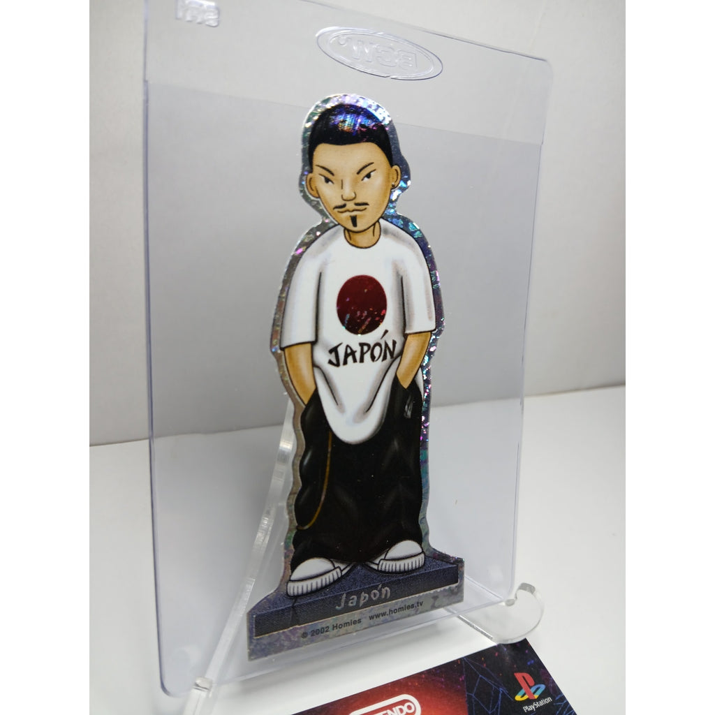 VINTAGE 2002 JAPON DIECUT HOMIES GONZALES GRAPHICS HOLOGRAPHIC STICKER