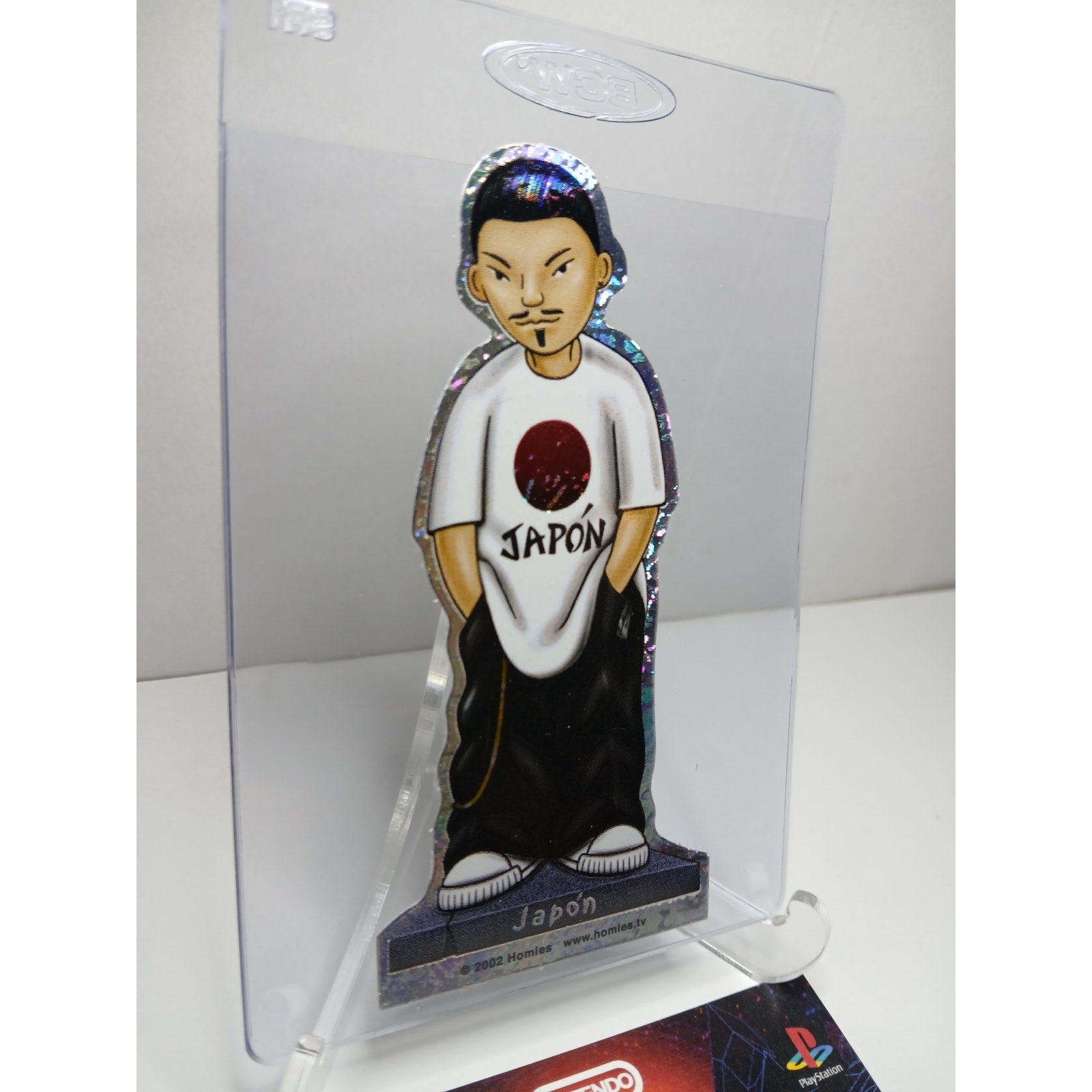 VINTAGE 2002 JAPON DIECUT HOMIES GONZALES GRAPHICS HOLOGRAPHIC STICKER