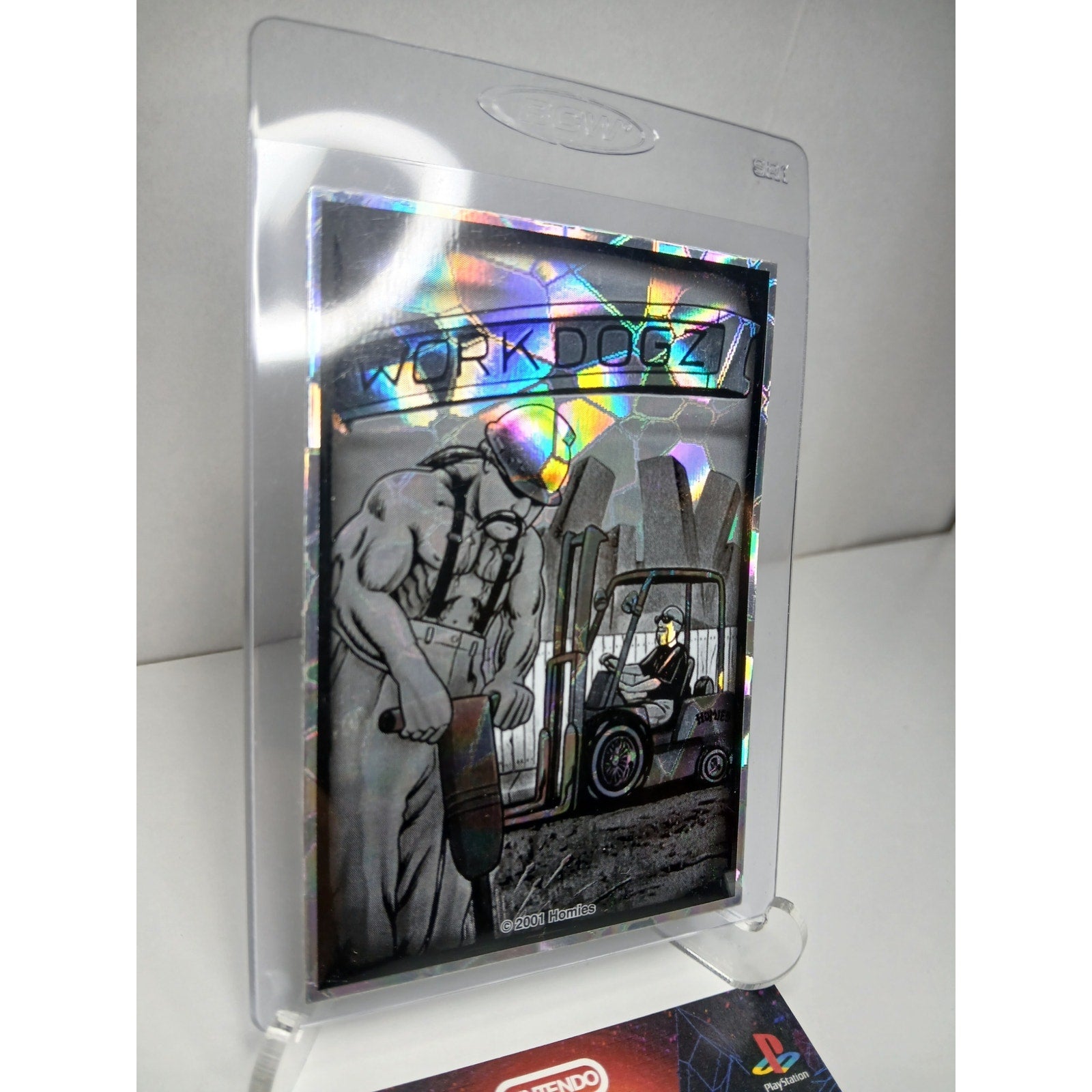 WORK DOGZ VINTAGE 2001 SERIES 2 HOMIES GONZALES GRAPHICS HOLOGRAPHIC STICKER