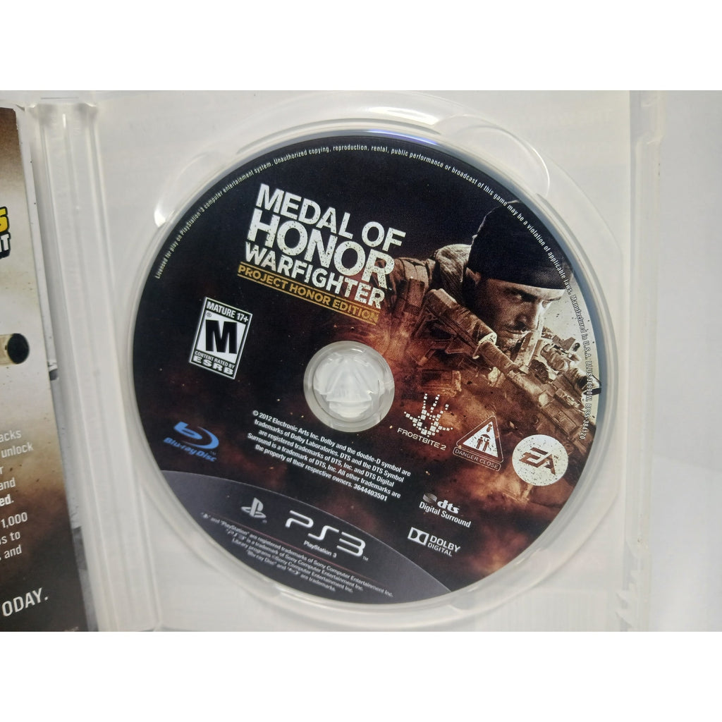 MEDAL OF HONOR WAR FIGHTER LIMITED EDITION CIB SONY PS3 GAME TESTED WORKING