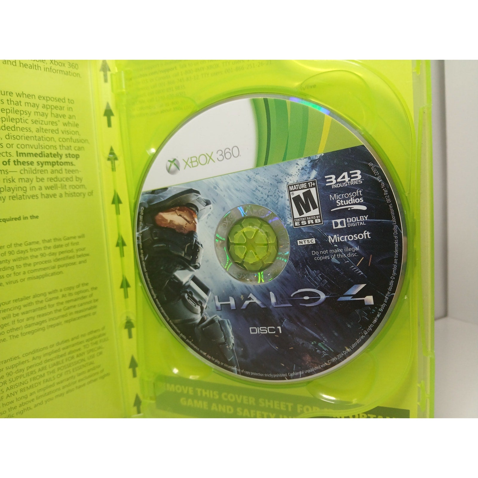HALO 4 NOT FOR RESALE PROMO VERSION XBOX 360 GAME TESTED WORKING