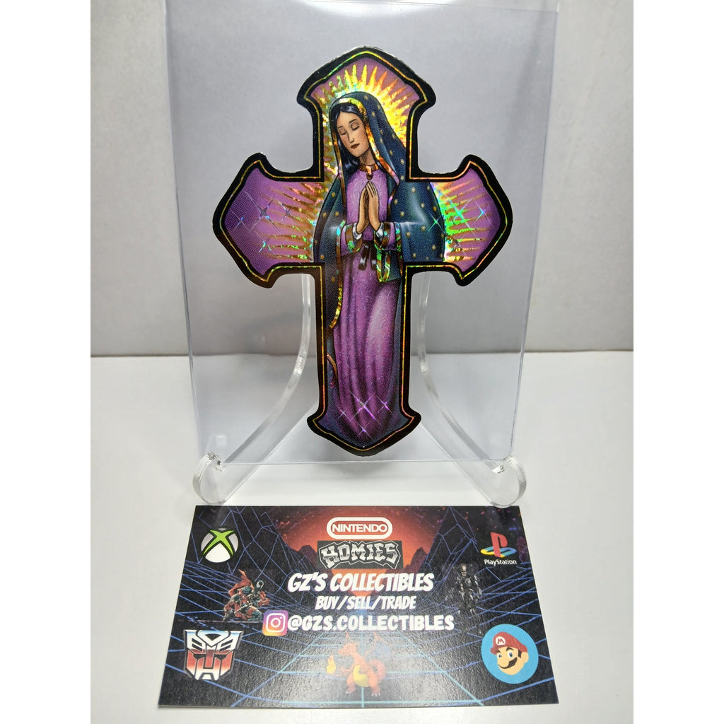VINTAGE 2001 CROSS HOMIES GONZALES GRAPHICS HOLOGRAPHIC STICKER DECAL