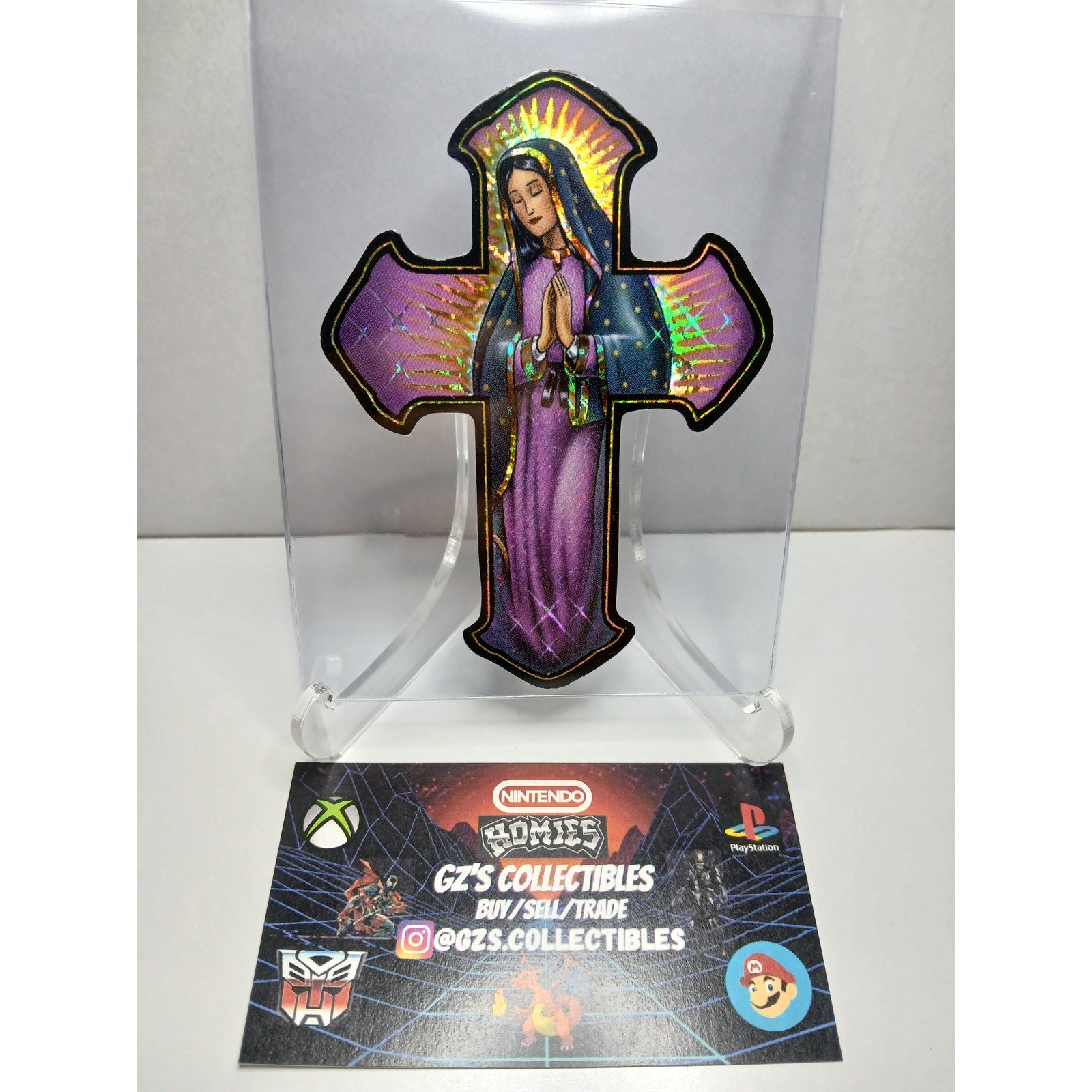 VINTAGE 2001 CROSS HOMIES GONZALES GRAPHICS HOLOGRAPHIC STICKER DECAL