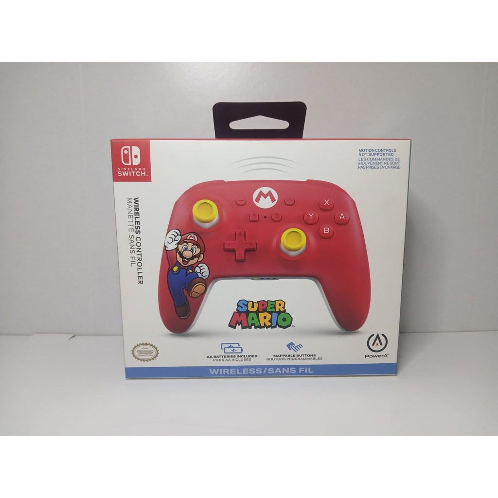 ✅ NINTENDO SWITCH SUPER MARIO WIRELESS CONTROLLER RED NEW FACTORY SEALED ✅