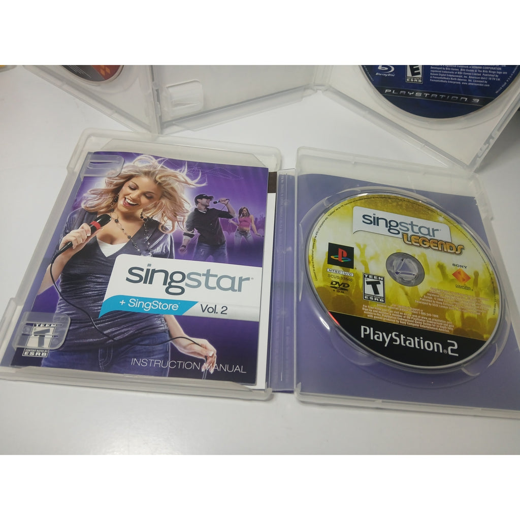 SONY PS3 SING STAR SING IT KARAOKE BUBDLE WITH MICROPHONES TESTED WORKING