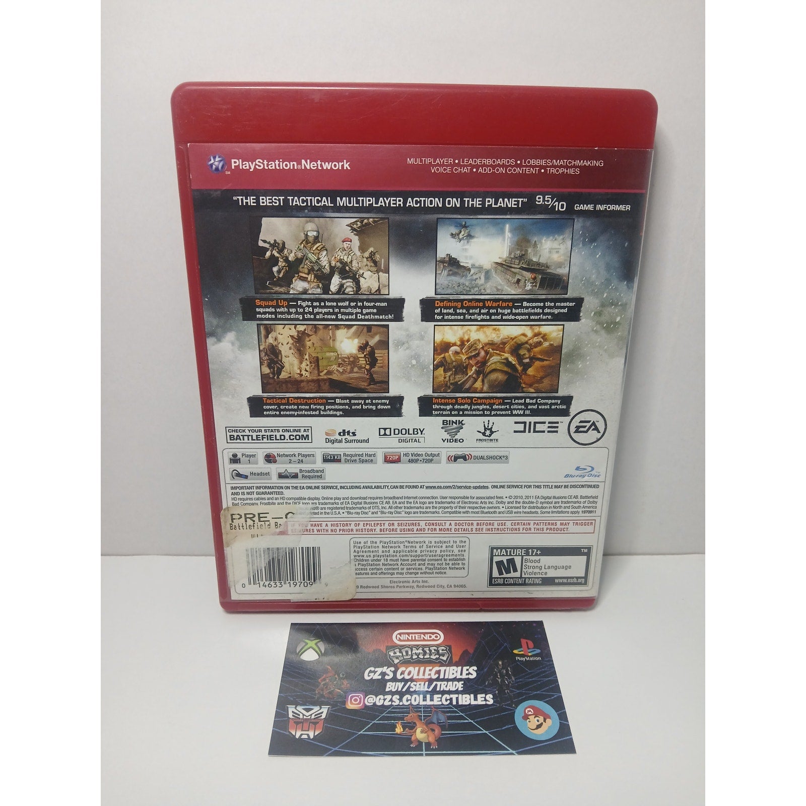 BATTLEFIELD BAD COMPANY 2 CIB SONY PS3 TESTED WORKING