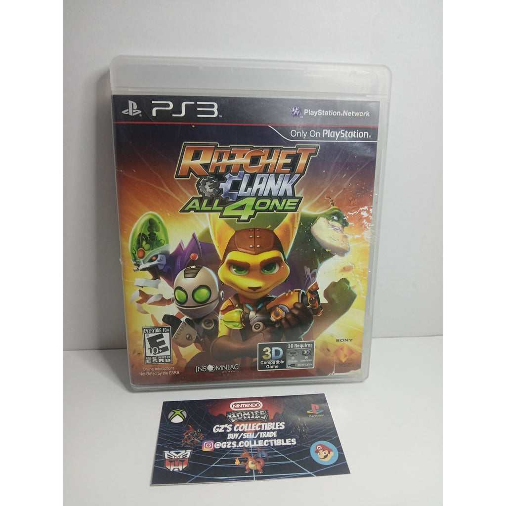 SONY PS3 RATCHET AND CLANK ALL 4 ONE TESTED WORKING