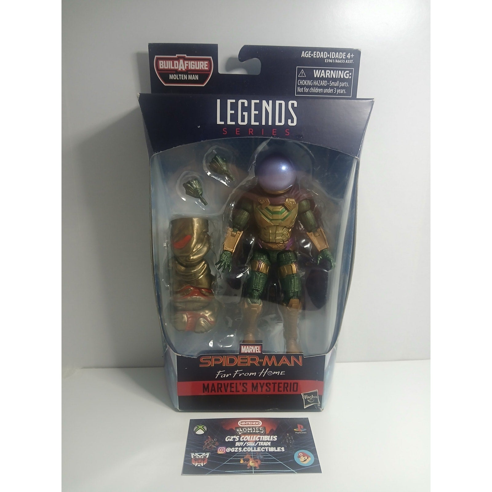 MARVELS MYSTERIO MARVEL LEGENDS (BAF) NIB CIB (OPEN)