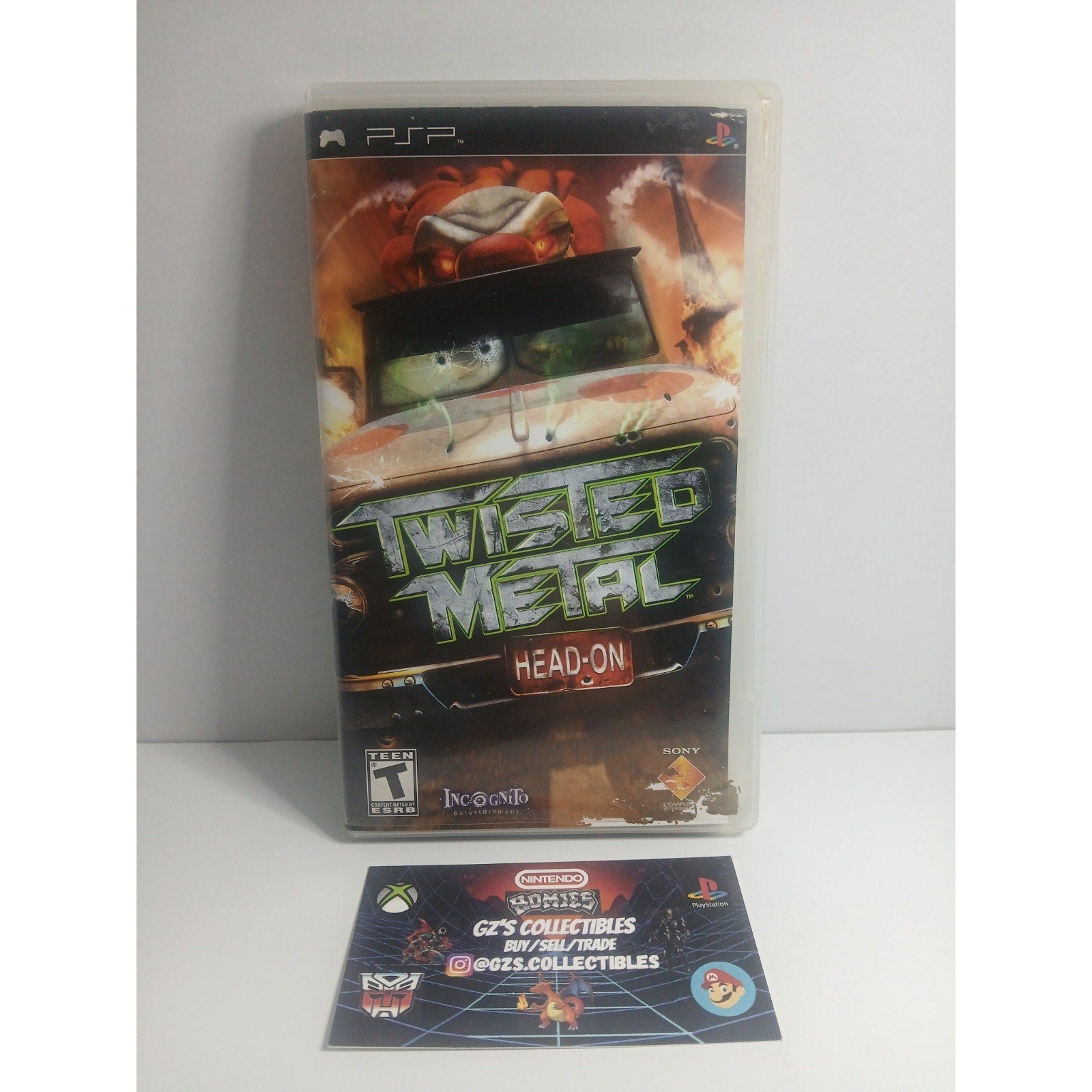 ✅ SONY PSP TWISTED METAL HEAD ON GAME CIB TESTED WORKING