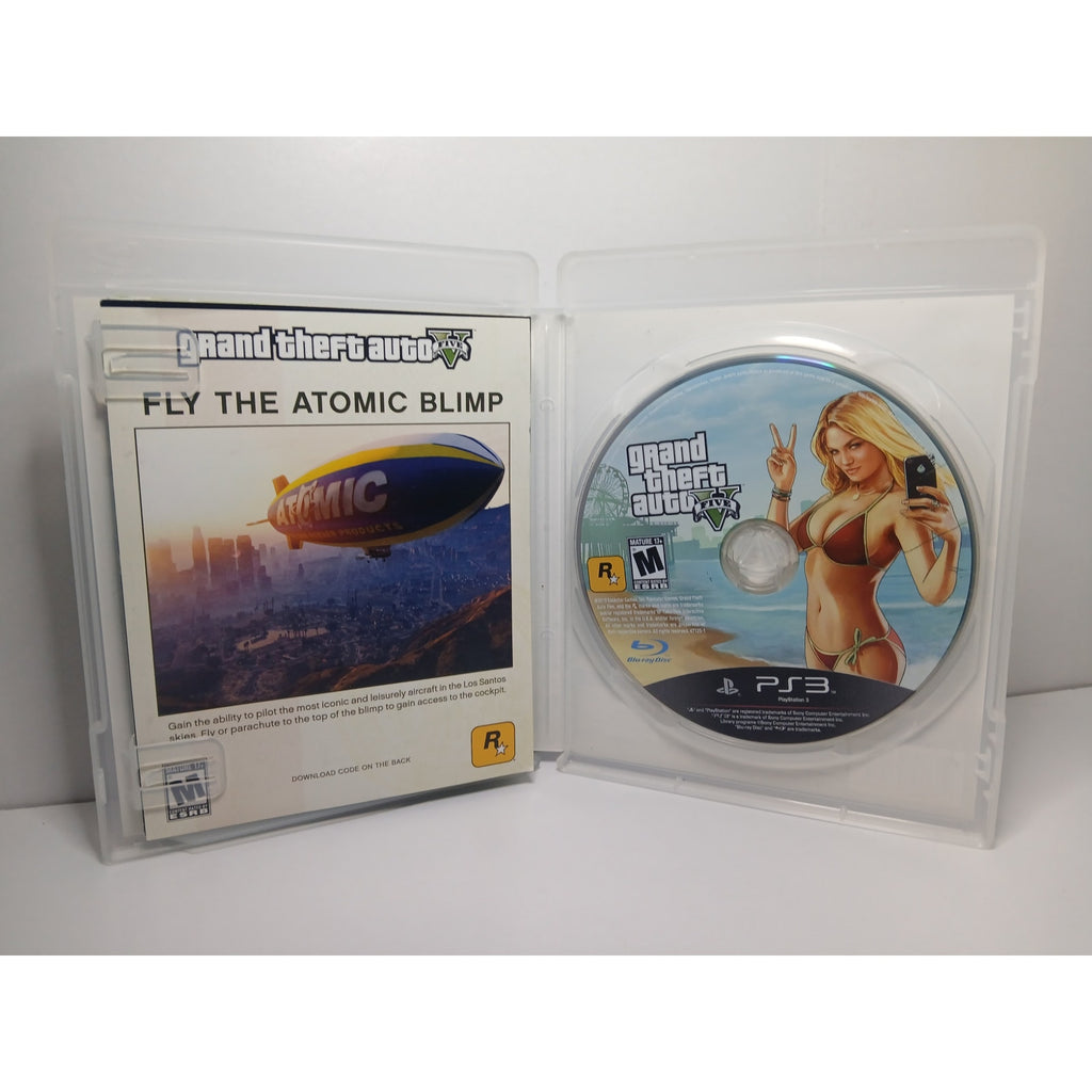 ROCKSTAR GTA V CIB SONY PS3 GAME TESTED WORKING