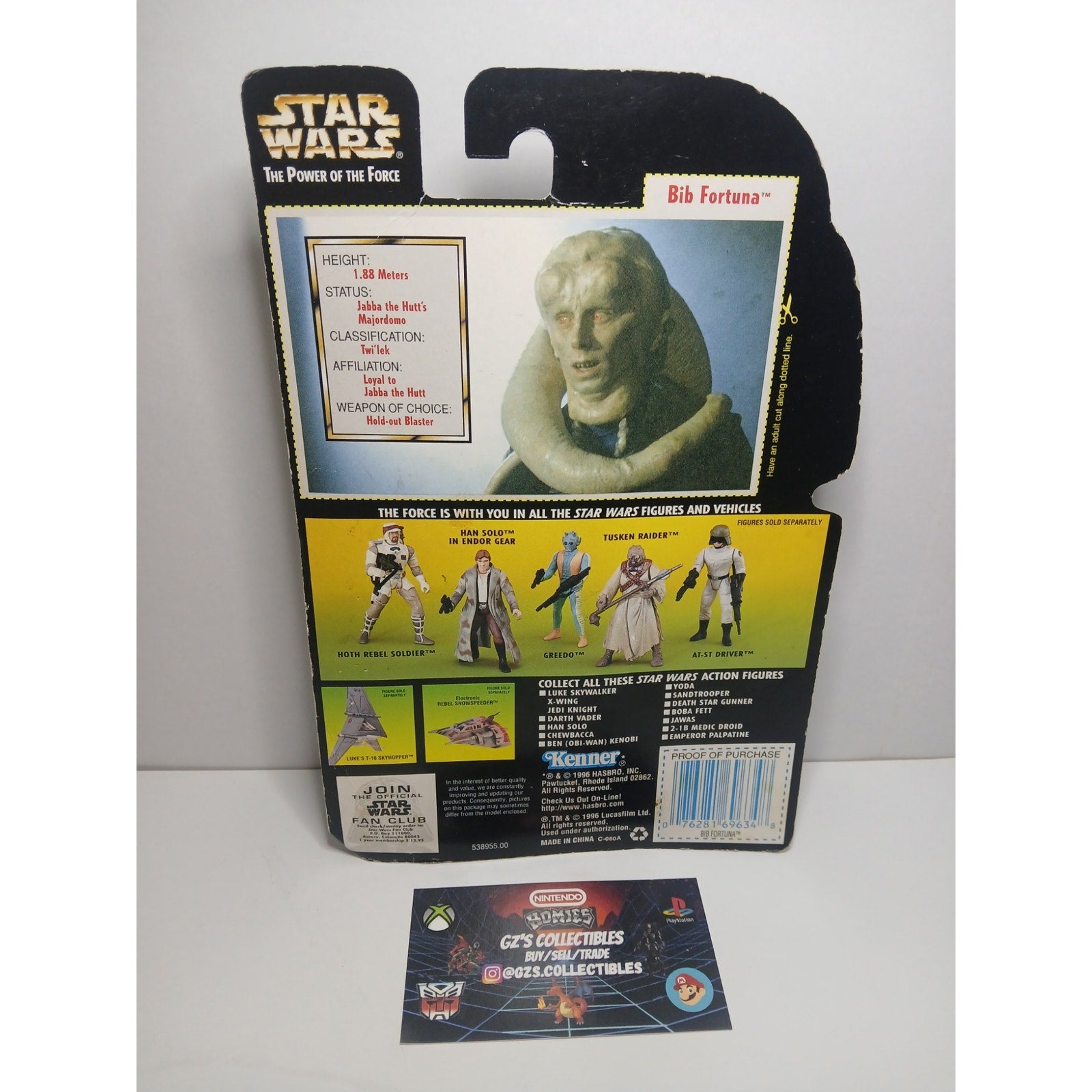 STAR WARS POTF BIB FORTUNA NEW IN BOX