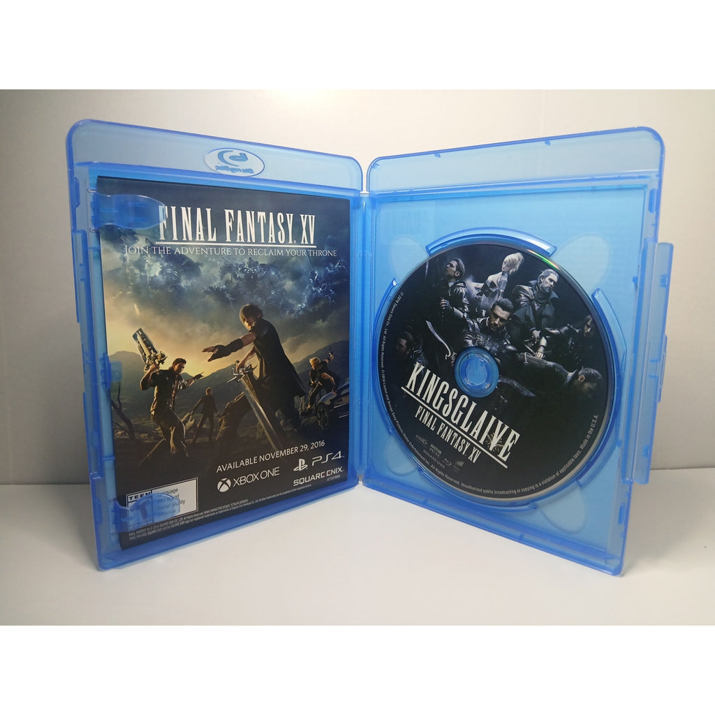 KINGSGLAIVE FINAL FANTASY XV BLU RAY MOVIE CLEANED* TESTED WORKING