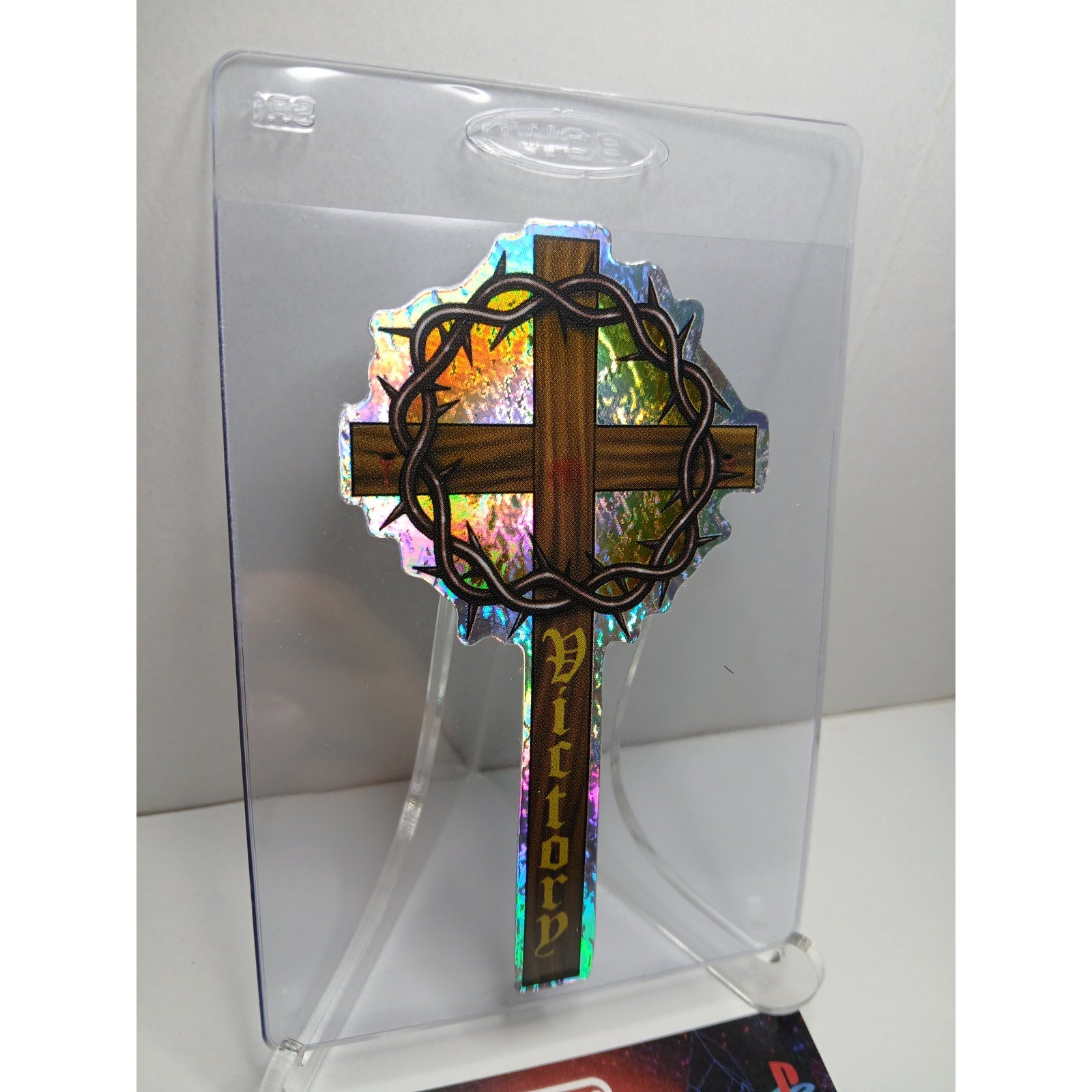 2001 VINTAGE CROSS HOMIES GONZALES GRAPHICS HOLOGRAPHIC STICKER DECAL