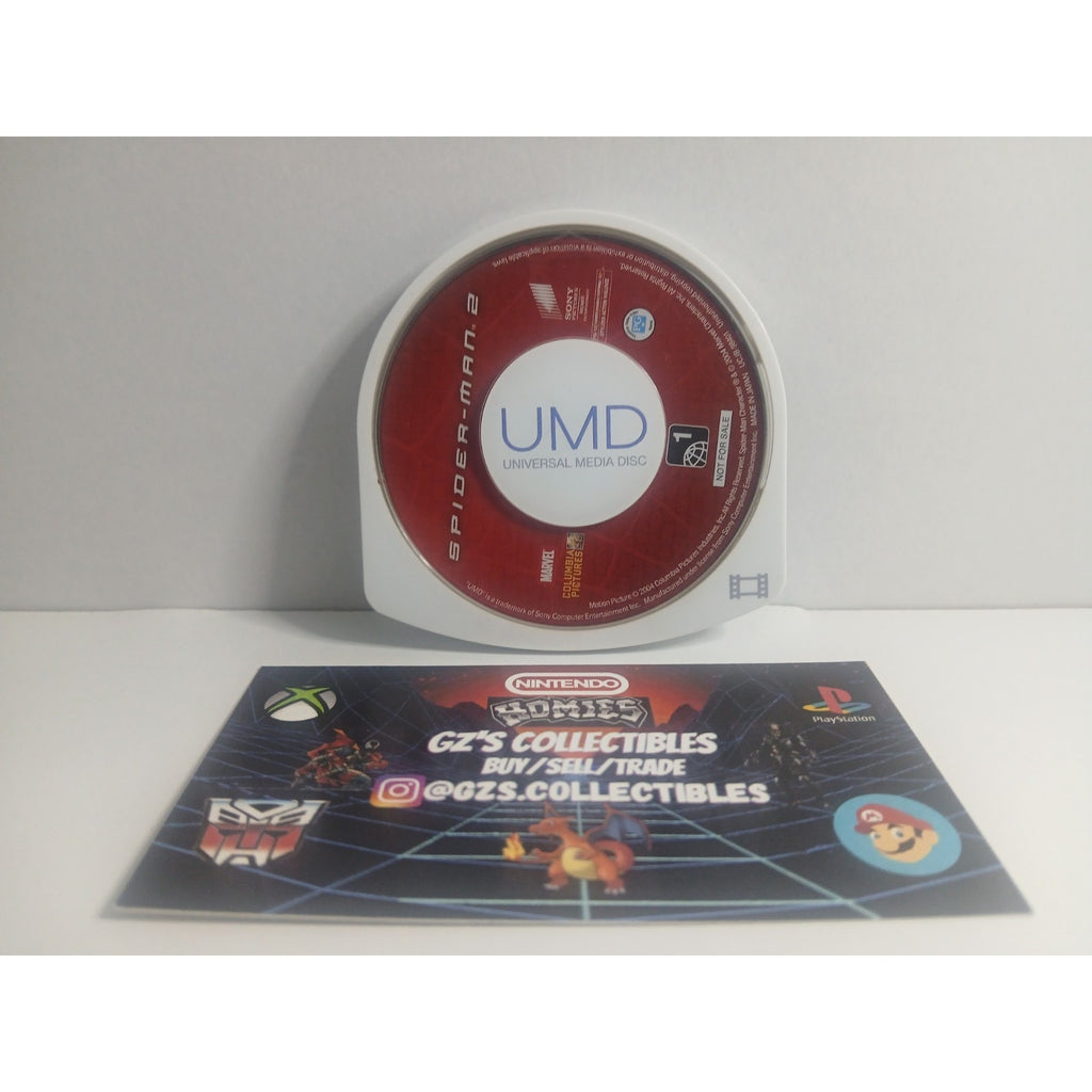 ✅ SONY PSP SPIDER MAN 2 NOT FOR RESALE UMD MOVIE TESTED WORKING