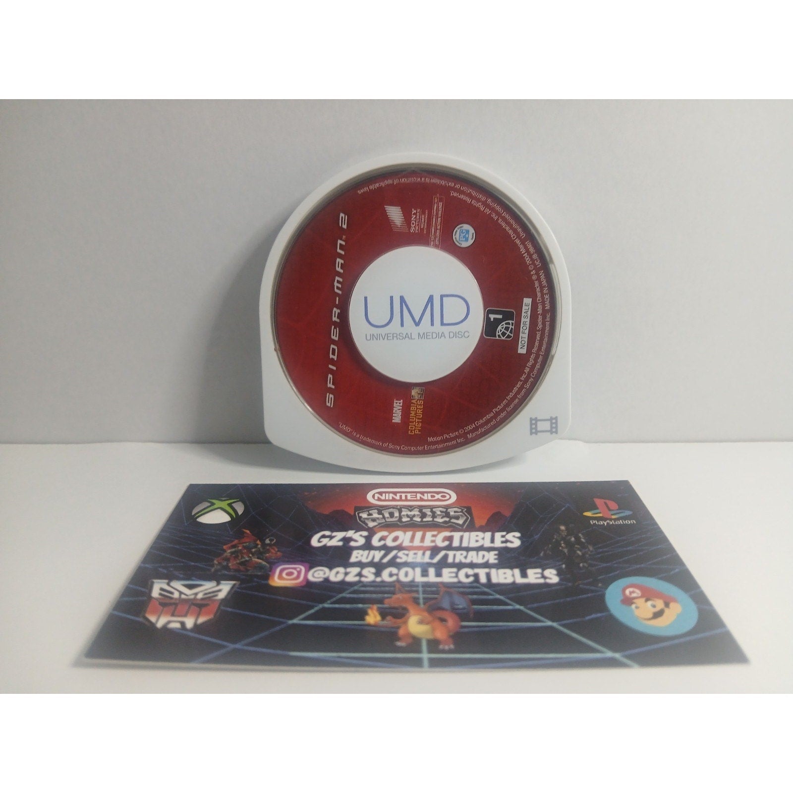 ✅ SONY PSP SPIDER MAN 2 NOT FOR RESALE UMD MOVIE TESTED WORKING