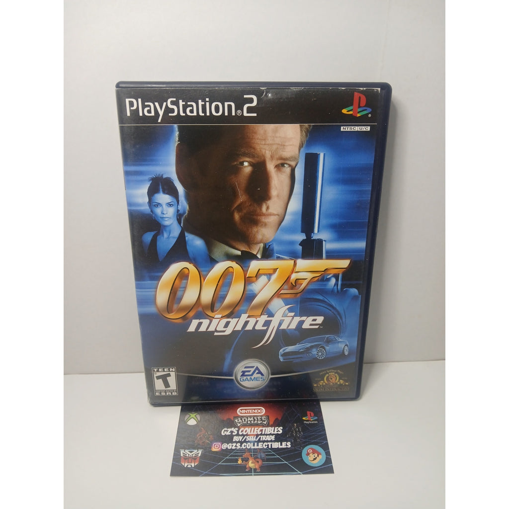 007 AGENT UNDER FIRE & NIGHT FIRE BLACK LABELS CIB SONY PS2 TESTED WORKING